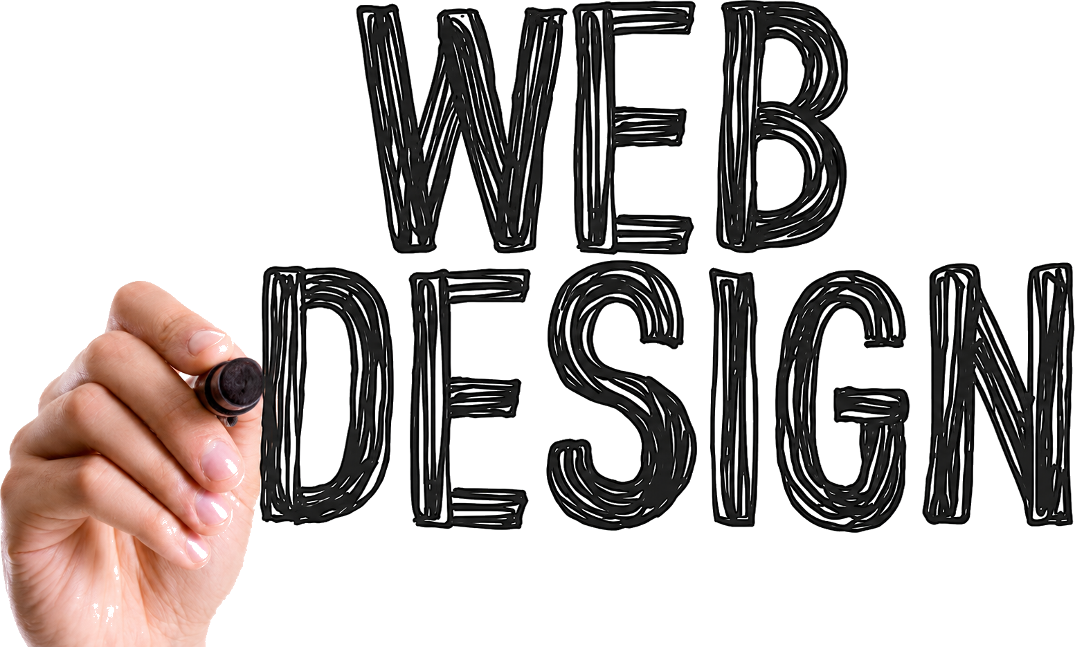 Web Design — desenho à mão